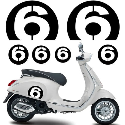 For VESPA Motorcycle Helmet Car Body Stickers Moto Accessories Waterproof GTS GTV LX LXV Sprint Primavera 125 150 200 250 300
